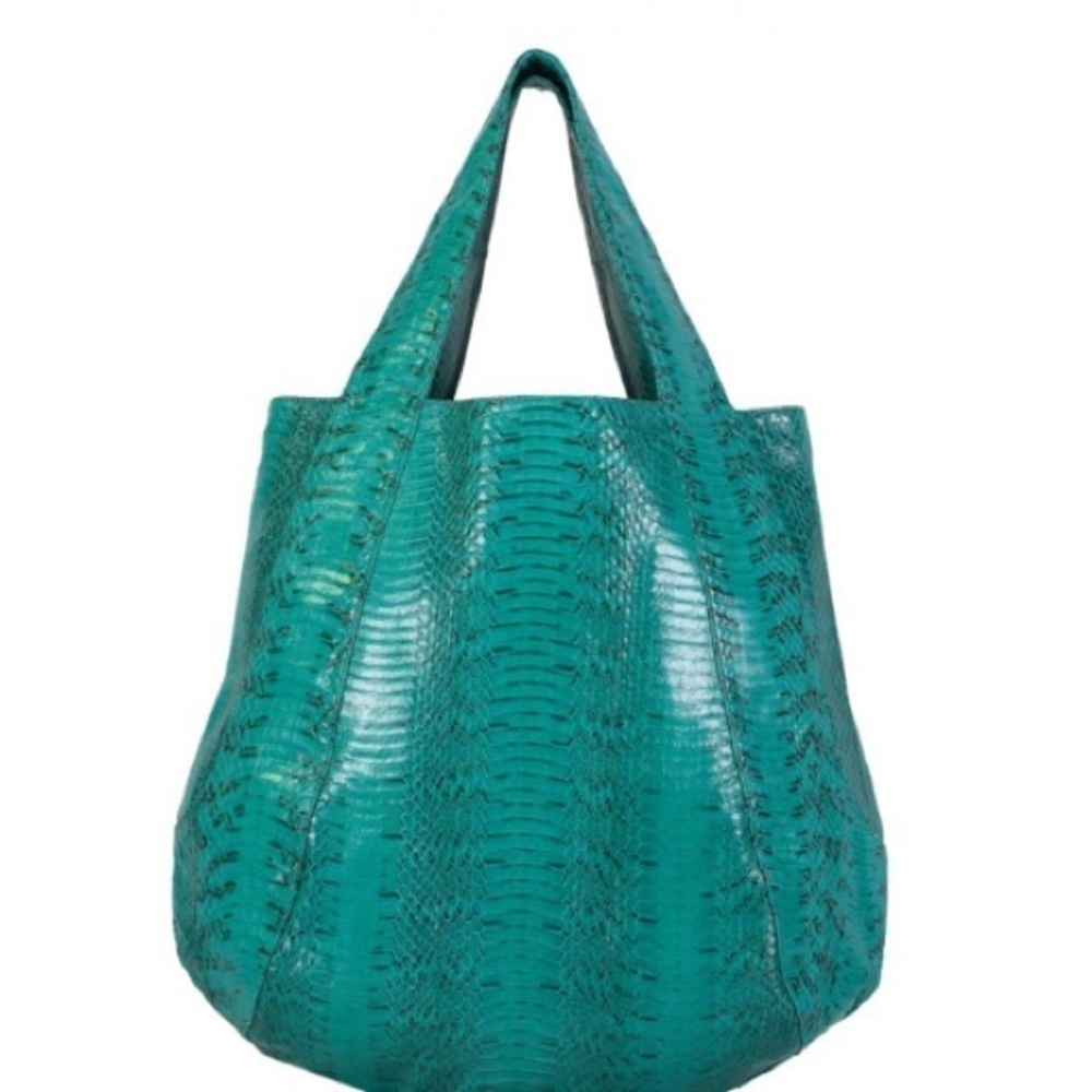 Beirn snakeskin tote just beautiful mint condition inside & out